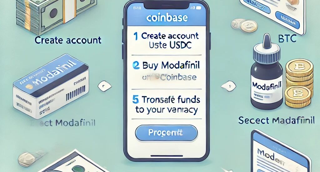 how to buy modafinil using USDT, BTC, or Ethereum on Coinbase